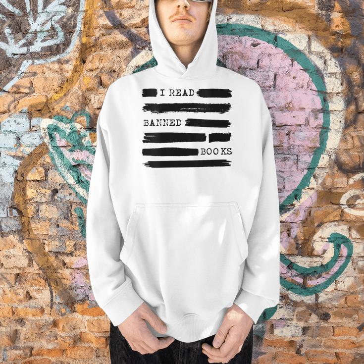 I Read Banned Books Banned Books Week Librarian Teacher Men Hoodie, gift for family, gift for coworker