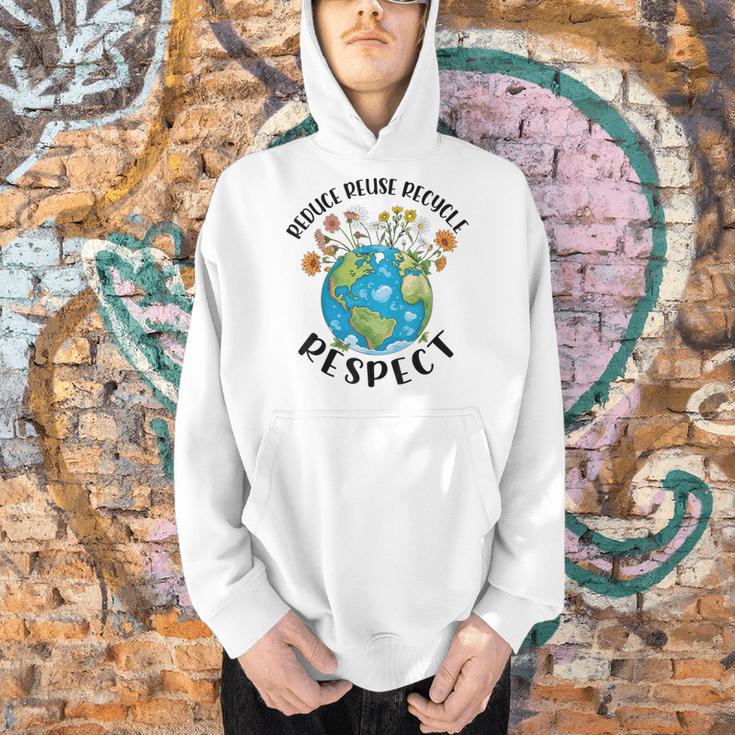 Reduce Reuse Recycle Respect Earth Day Teacher Girl Women Men Hoodie, gift for family, gift for coworker Reduce Reuse Recycle Respect Earth Day Teacher Girl Women Men Hoodie, gift for family, gift for coworker