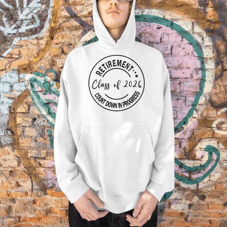 Retirement Class Of 2026 Count Down Progress Retired Teacher Men Hoodie, gift for family, gift for coworker Retirement Class Of 2026 Count Down Progress Retired Teacher Men Hoodie, gift for family, gift for coworker