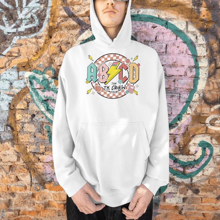 Retro ABCD Transitional Kindergarten Teacher Tour TK Teacher Men Hoodie, gift for family, gift for coworker