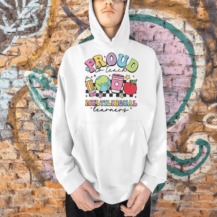 Retro Proud To Teach Multilingual Learners English Teacher Men Hoodie, English Teacher Hoodies, gift for family, gift for coworker Retro Proud To Teach Multilingual Learners English Teacher Men Hoodie, English Teacher Hoodies, gift for family, gift for coworker