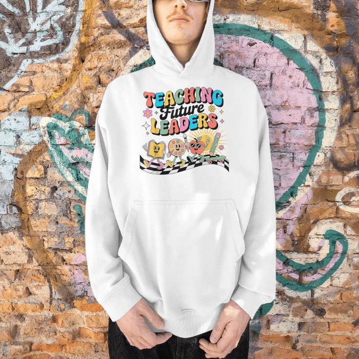 Retro Teaching Future Leaders Groovy Teacher Back To School Men Hoodie, Future Teacher Hoodies, Groovy Teacher Hoodies, gift for family, gift for coworker Retro Teaching Future Leaders Groovy Teacher Back To School Men Hoodie, Future Teacher Hoodies, Groovy Teacher Hoodies, gift for family, gift for coworker