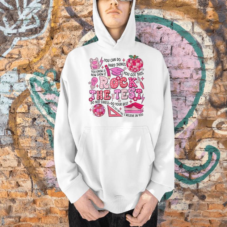 Rock The Test Testing Day Don't Stress Do Your Best Teacher For Men Women Girls Kids Men Hoodie, gift for family, gift for coworker Rock The Test Testing Day Don't Stress Do Your Best Teacher For Men Women Girls Kids Men Hoodie, gift for family, gift for coworker