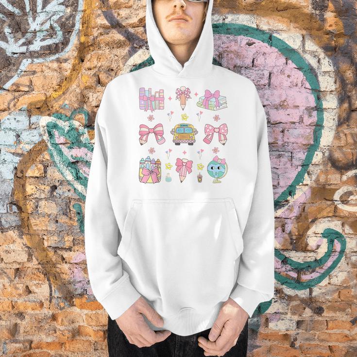 School Pencils And Bows Teacher Bow Coquette Pencil Girls Men Hoodie, gift for family, gift for coworker School Pencils And Bows Teacher Bow Coquette Pencil Girls Men Hoodie, gift for family, gift for coworker