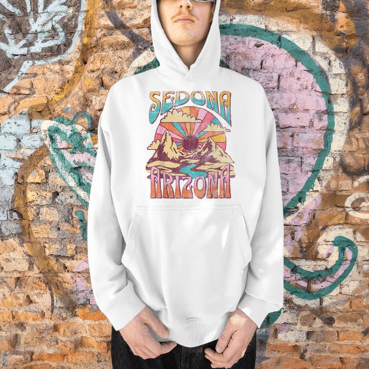 Sedona Arizona Nature Hiking Mountains Outdoors Vintage Men Hoodie, gift for family, gift for coworker