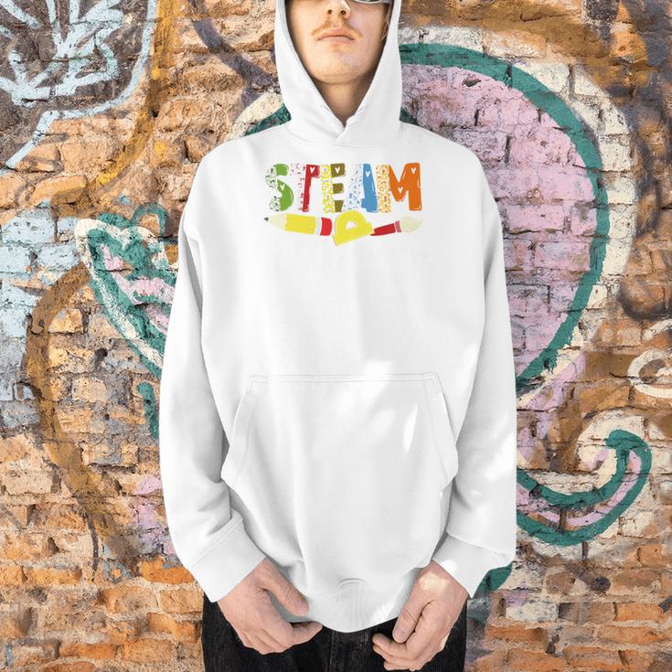 Steam Teacher Science Tech Engineering Arts Maker Men Hoodie, Science Teacher Hoodies, gift for family, gift for coworker