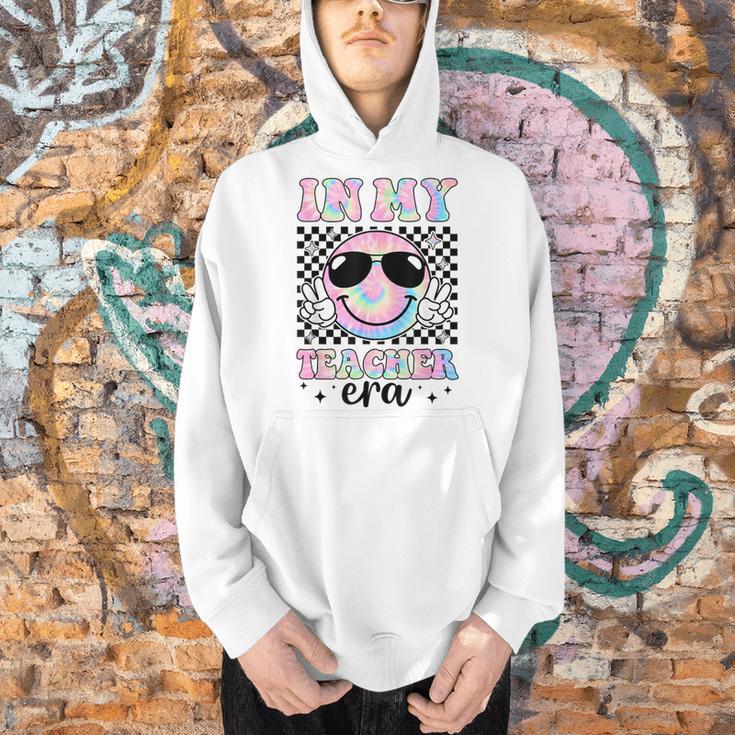 In My Teacher Era Groovy Tie Dye Back To School Cute Teacher Men Hoodie, Groovy Teacher Hoodies, gift for family, gift for coworker In My Teacher Era Groovy Tie Dye Back To School Cute Teacher Men Hoodie, Groovy Teacher Hoodies, gift for family, gift for coworker