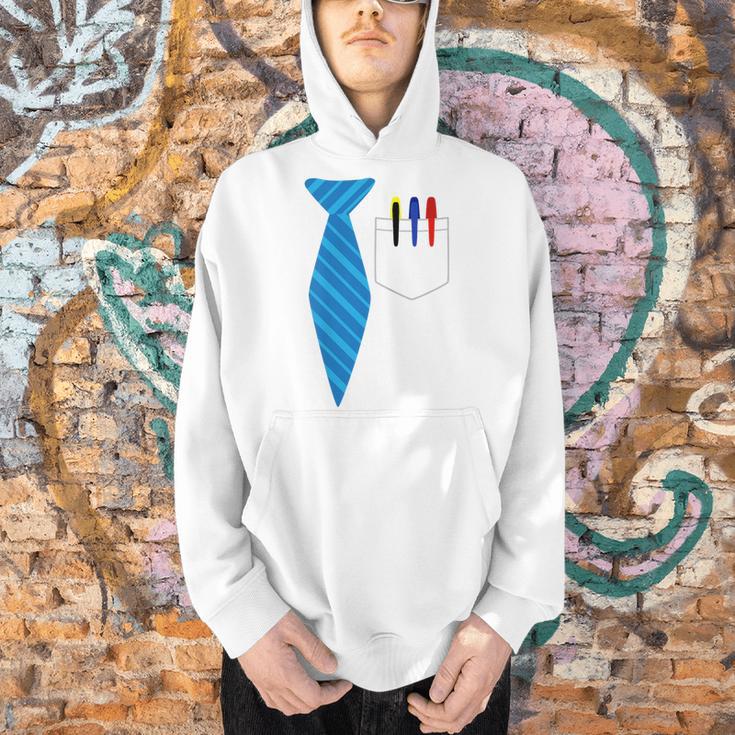 Teacher Tie & Pocket Protector Costume School Men Hoodie, gift for family, gift for coworker Teacher Tie & Pocket Protector Costume School Men Hoodie, gift for family, gift for coworker