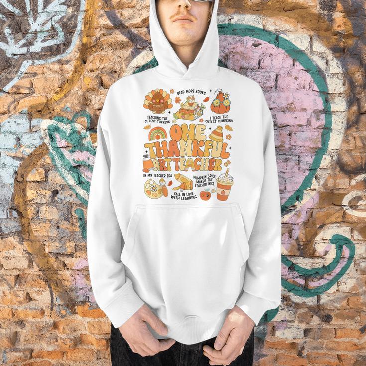 Thanksgiving One Thankful Art Teacher Fall Groovy Men Women Men Hoodie, Groovy Teacher Hoodies, gift for family, gift for coworker Thanksgiving One Thankful Art Teacher Fall Groovy Men Women Men Hoodie, Groovy Teacher Hoodies, gift for family, gift for coworker