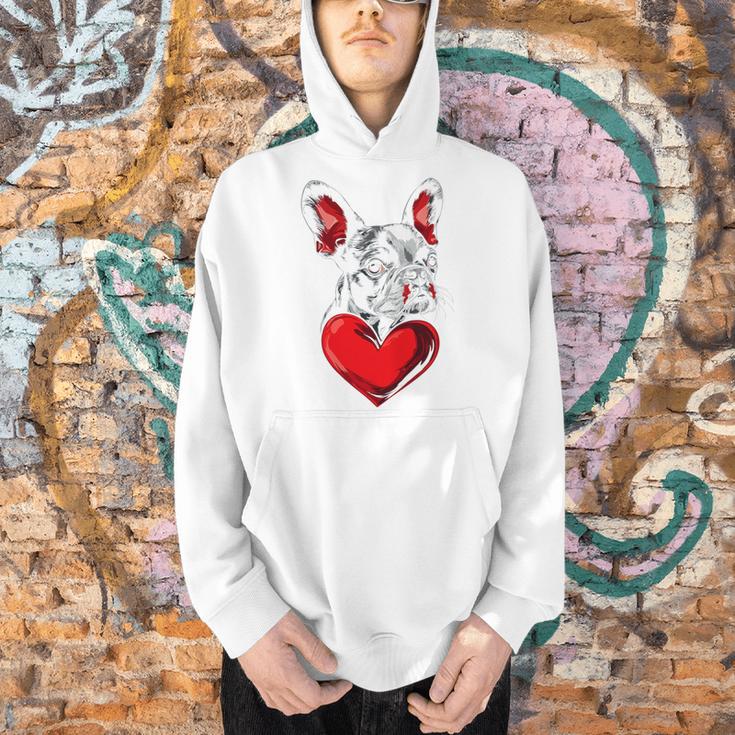 Valentine's Day Boston Terrier Dog Vector Men Hoodie, gift for family, gift for coworker