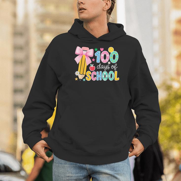100 Days Of School Preppy 100th Day Of School Teachers Girls Men Hoodie, funny gift 100 Days Of School Preppy 100th Day Of School Teachers Girls Men Hoodie, funny gift