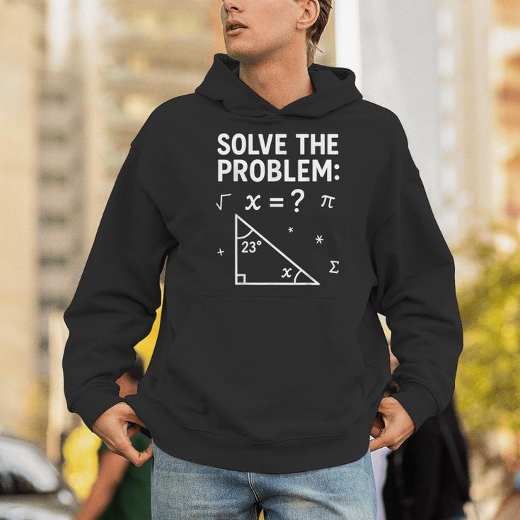 67 Math Meme Solve The Problem Teacher For Student Men Hoodie, funny gift
