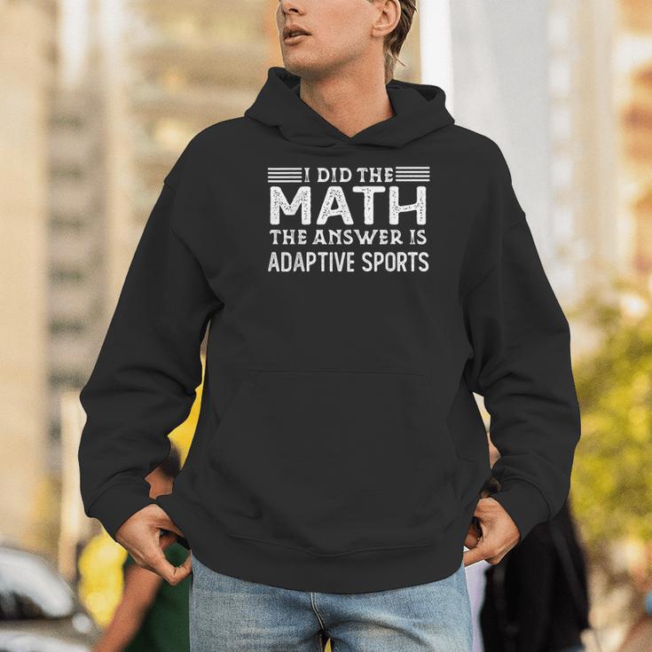 The Answer Is Adaptive Sports Math Teacher Student Men Women Kids Men Hoodie, funny gift The Answer Is Adaptive Sports Math Teacher Student Men Women Kids Men Hoodie, funny gift
