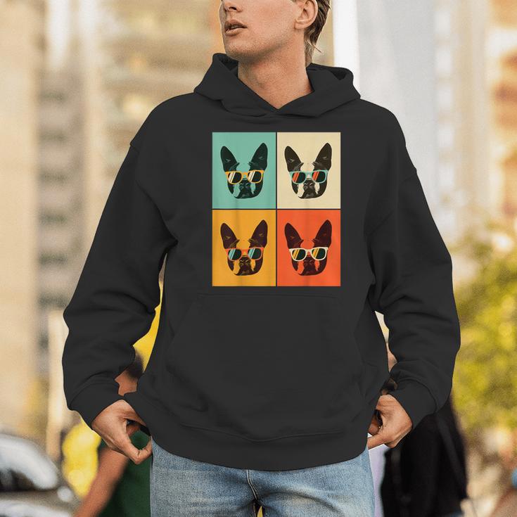 Bostie Dog Lover Boston Terrier With Sunglasses For Men Women Girls Kids Men Hoodie, funny gift