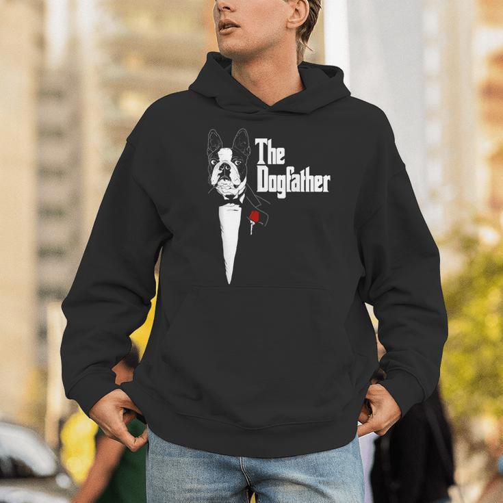 Boston Terrier Dad The DogFather Shirt Boston Terrier Men Hoodie, Boston Terrier Dad Hoodies, funny gift