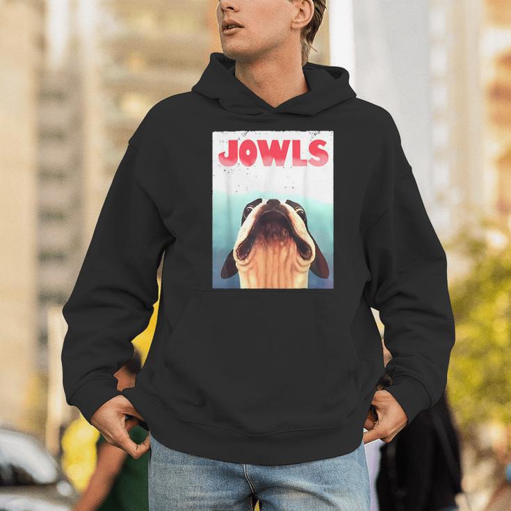 Boston Terriers Jowls Dog Mom Dog Dad Men Hoodie, funny gift