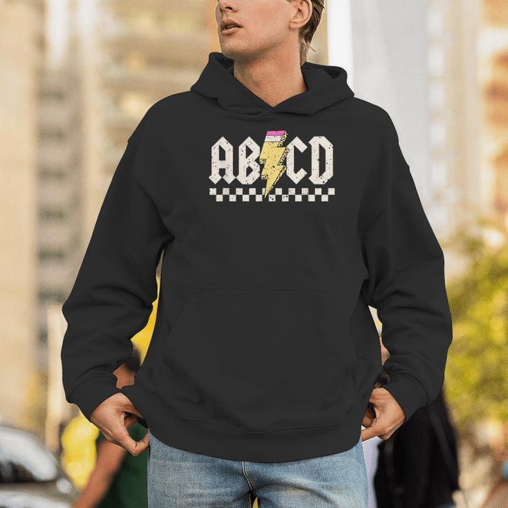 Boys Girls Teachers ABCD Rock Graphic Back To School Class Men Hoodie, funny gift Boys Girls Teachers ABCD Rock Graphic Back To School Class Men Hoodie, funny gift