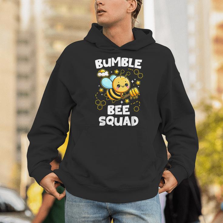 Bumble Bee Squad Honey Bumblebee Teacher Team Group Men Hoodie, funny gift