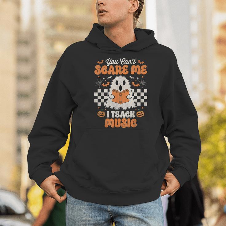 You Can't Scare Me I Teach Music Retro Teacher Halloween Men Hoodie, funny gift You Can't Scare Me I Teach Music Retro Teacher Halloween Men Hoodie, funny gift