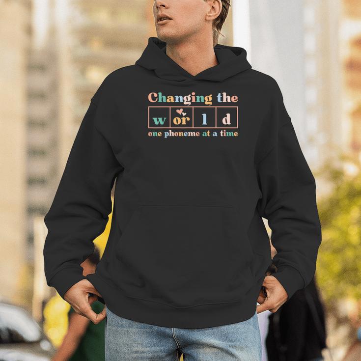 Changing The World Science Of Reading Women Men -Adults Dyslexia Teacher Men Hoodie, Science Teacher Hoodies, funny gift Changing The World Science Of Reading Women Men -Adults Dyslexia Teacher Men Hoodie, Science Teacher Hoodies, funny gift