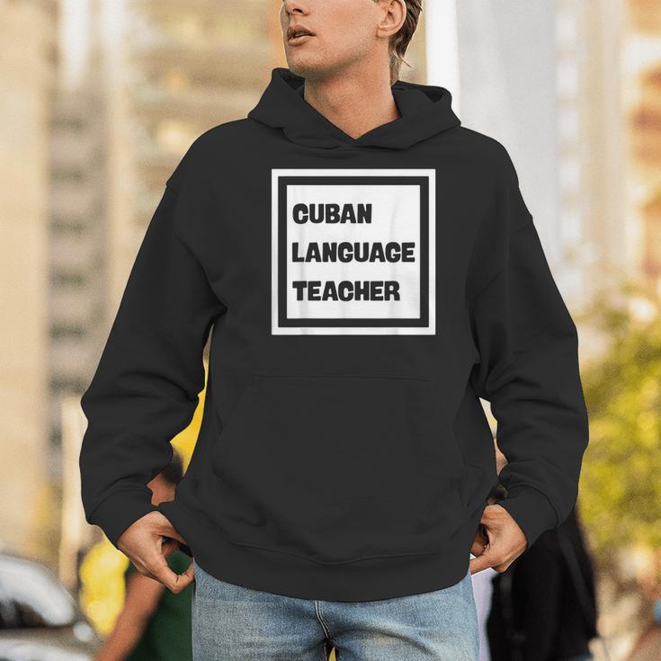 Cuban Language Teacher Men Hoodie, funny gift