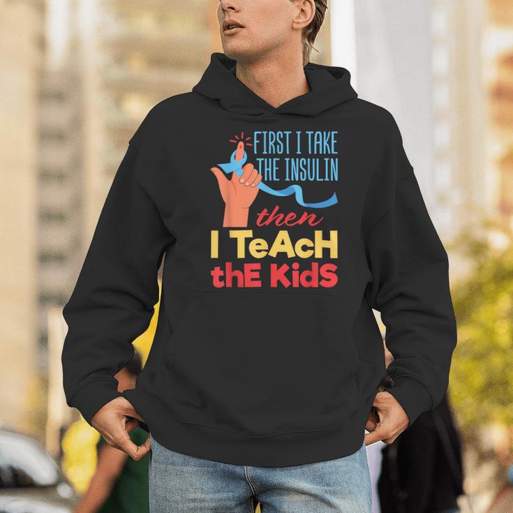 Diabetic Teacher Diabetes Awareness Insulin Blue Ribbon Men Hoodie, funny gift Diabetic Teacher Diabetes Awareness Insulin Blue Ribbon Men Hoodie, funny gift