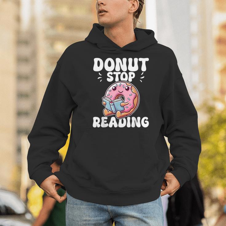 Donut Stop Reading Kawaii Teacher Preschool Kindergarten Men Hoodie, funny gift Donut Stop Reading Kawaii Teacher Preschool Kindergarten Men Hoodie, funny gift