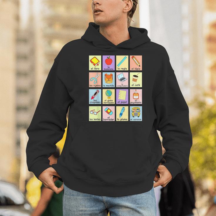 Dual Language Crew Bilingual Spanish Teacher Back To School For Men Women Men Hoodie, funny gift