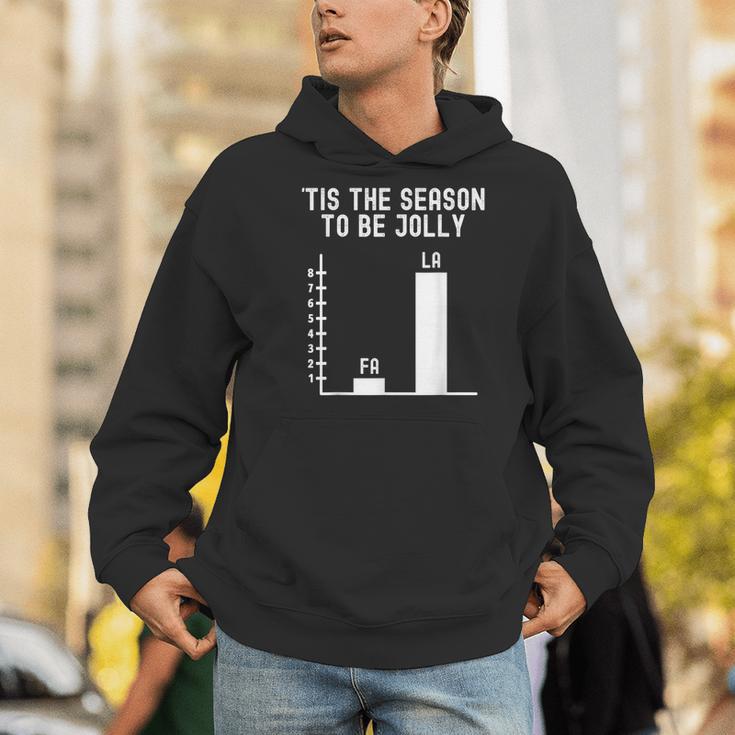 Fa La 8 Math Pun Math Teacher Christmas Men Hoodie, funny gift
