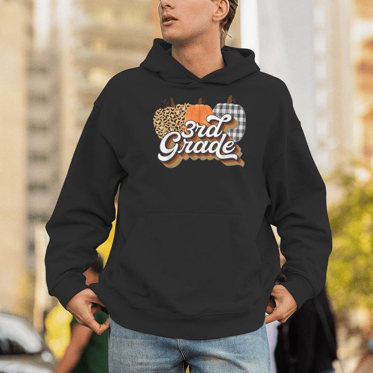 Fall Teacher Shirt 3rd Grade Teacher Retro Halloween Pumpkin Men Hoodie, funny gift Fall Teacher Shirt 3rd Grade Teacher Retro Halloween Pumpkin Men Hoodie, funny gift