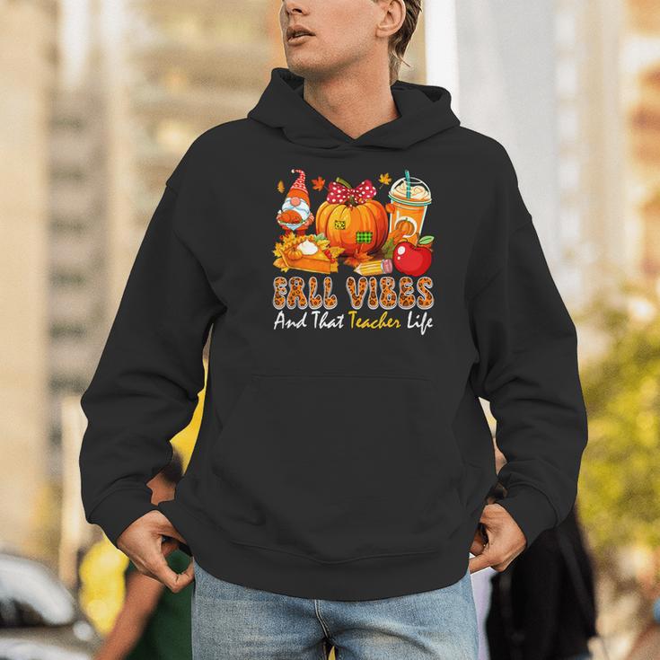 Fall Vibes Costume Teacher Thanksgiving Leopard Gnome Men Hoodie, funny gift Fall Vibes Costume Teacher Thanksgiving Leopard Gnome Men Hoodie, funny gift