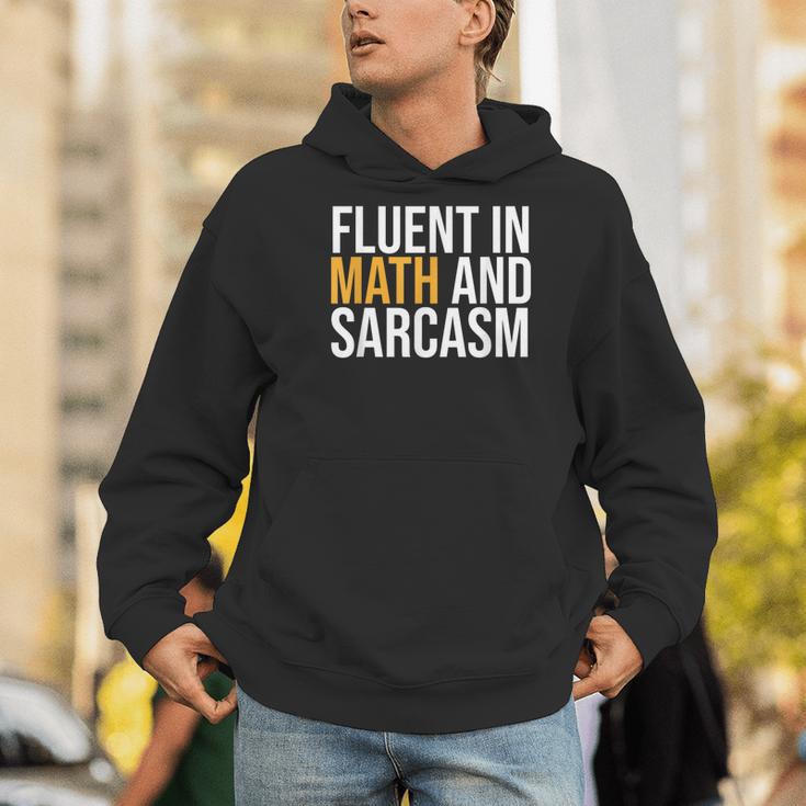 Fluent In Math And Sarcasm Teacher Men Hoodie, funny gift Fluent In Math And Sarcasm Teacher Men Hoodie, funny gift