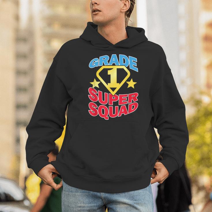 Grade 1 Super Squad Superhero Teacher Team Men Hoodie, Super Teacher Hoodies, funny gift Grade 1 Super Squad Superhero Teacher Team Men Hoodie, Super Teacher Hoodies, funny gift