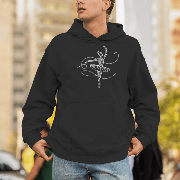 Halloween Ballet Mummy Ballerina Spooky Dance Teacher Women Men Hoodie, funny gift