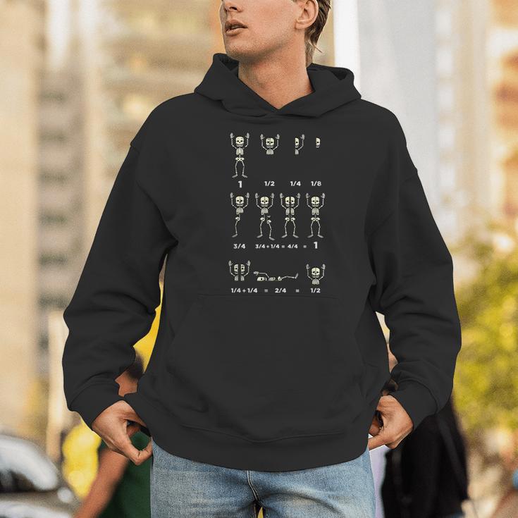 Halloween Skeleton Math Fraction Teacher Men Women Men Hoodie, funny gift Halloween Skeleton Math Fraction Teacher Men Women Men Hoodie, funny gift