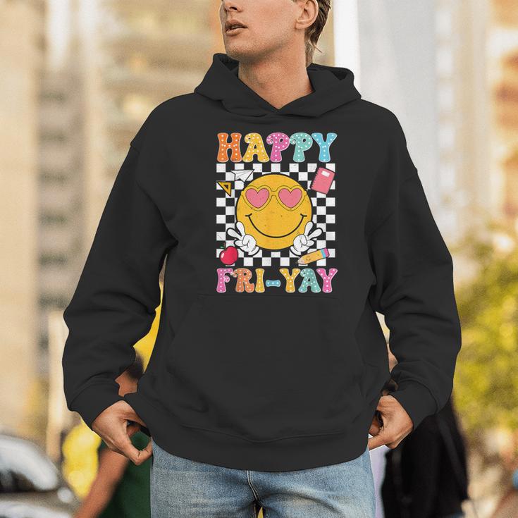 Happy Fri-Yay Groovy Teacher Friday Weekend Fri Yay Men Hoodie, Groovy Teacher Hoodies, funny gift Happy Fri-Yay Groovy Teacher Friday Weekend Fri Yay Men Hoodie, Groovy Teacher Hoodies, funny gift