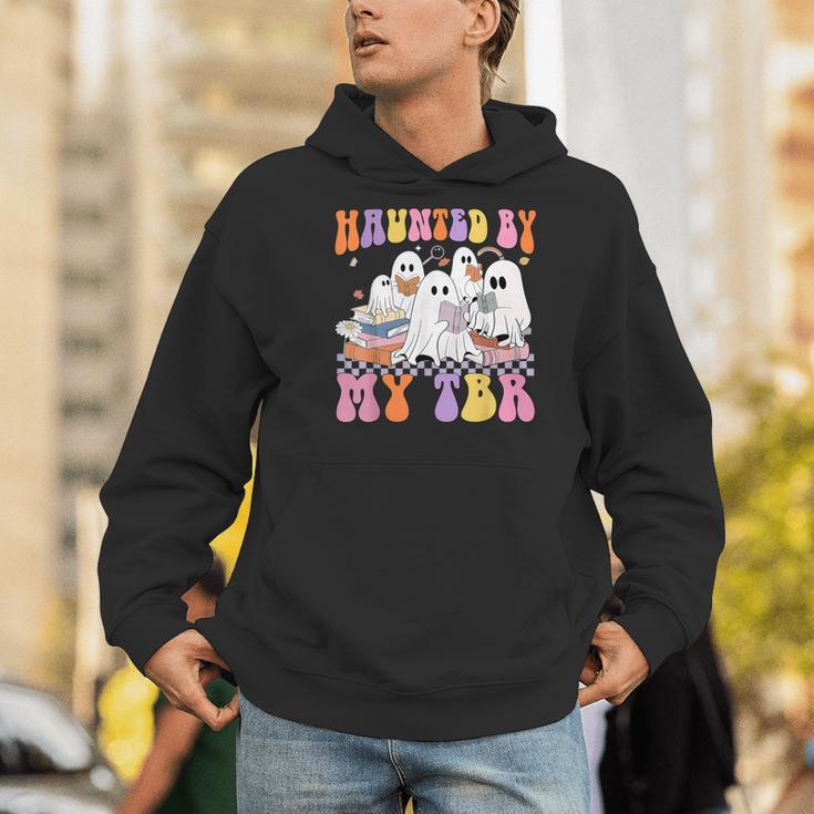 Haunted By My TBR Cute Ghosts Book Reading Teacher Halloween Men Hoodie, funny gift Haunted By My TBR Cute Ghosts Book Reading Teacher Halloween Men Hoodie, funny gift