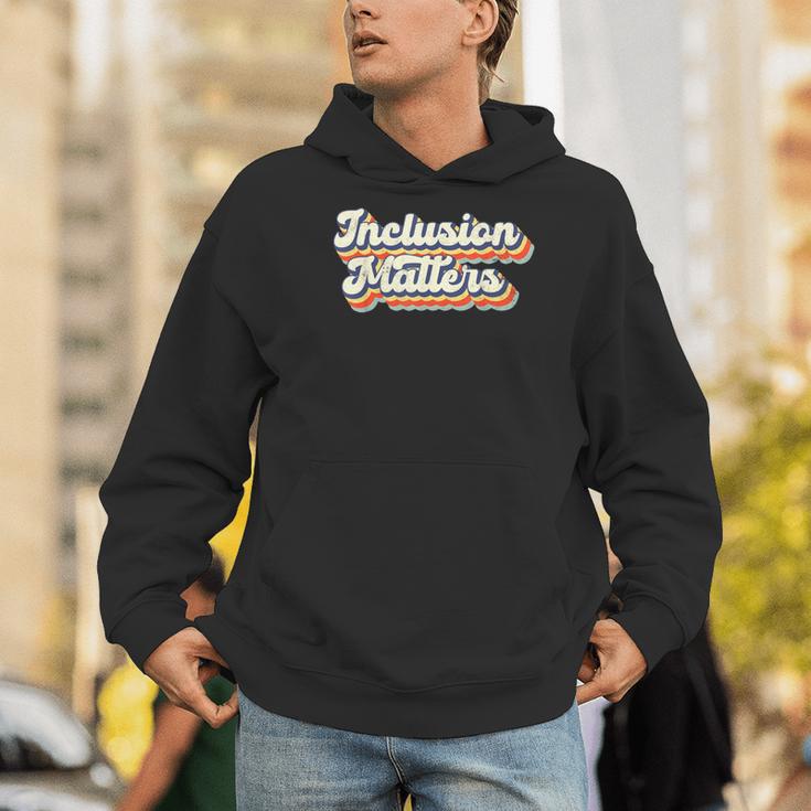 Inclusion Matters Special Education Sped Teacher Vintage Men Hoodie, funny gift Inclusion Matters Special Education Sped Teacher Vintage Men Hoodie, funny gift