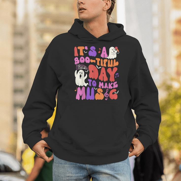 It's a Bootiful Day To Make Music Halloween Music Teacher Men Hoodie, funny gift It's a Bootiful Day To Make Music Halloween Music Teacher Men Hoodie, funny gift