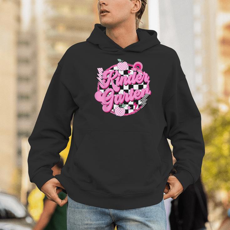 Kindergarten Teacher Women Checkered First Day Of School Men Hoodie, funny gift Kindergarten Teacher Women Checkered First Day Of School Men Hoodie, funny gift