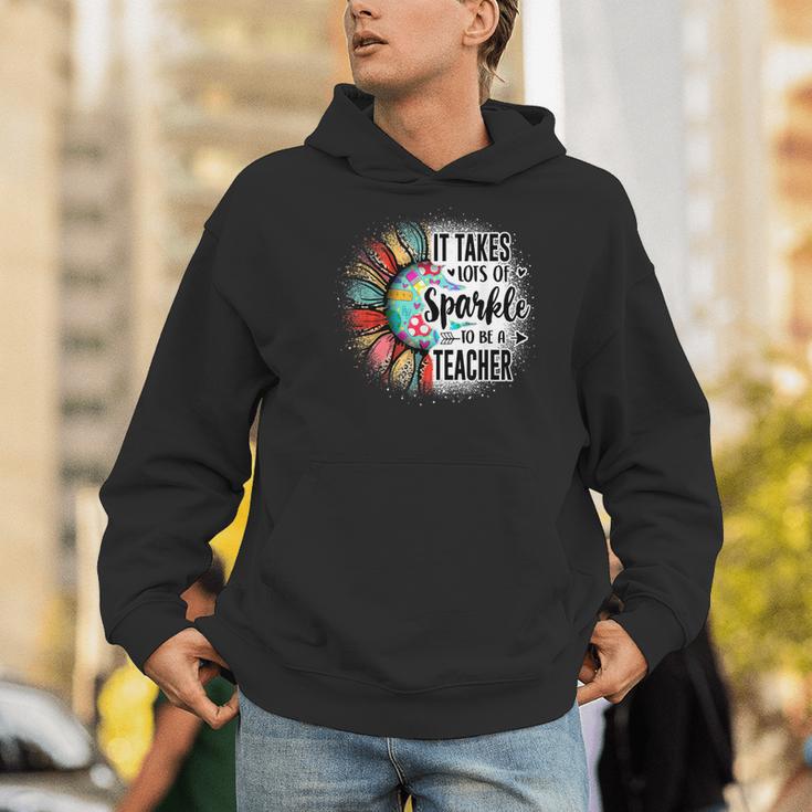 It Take Lots Of Sparkle To Be A Teacher With Sunflower Men Hoodie, funny gift It Take Lots Of Sparkle To Be A Teacher With Sunflower Men Hoodie, funny gift