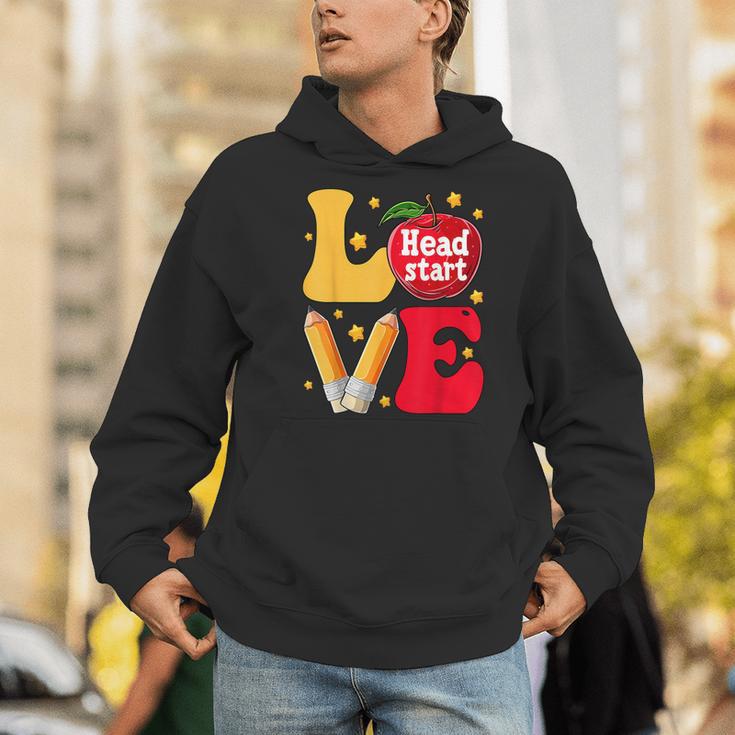 Love Headstart Head Start Teachers First Day Of School Men Hoodie, funny gift Love Headstart Head Start Teachers First Day Of School Men Hoodie, funny gift