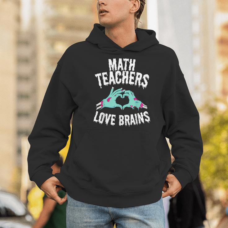 Math Teachers Love Brains Halloween Zombie Men Women T-Shirt Men Hoodie, funny gift