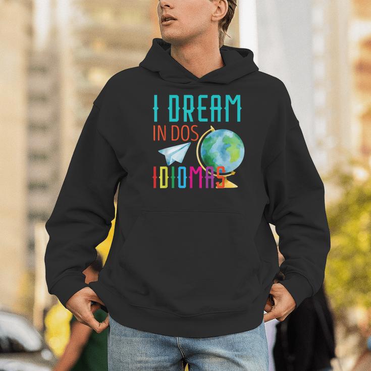 Multilingual Teacher In Dos Idiomas Linguist Language Men Hoodie, funny gift Multilingual Teacher In Dos Idiomas Linguist Language Men Hoodie, funny gift