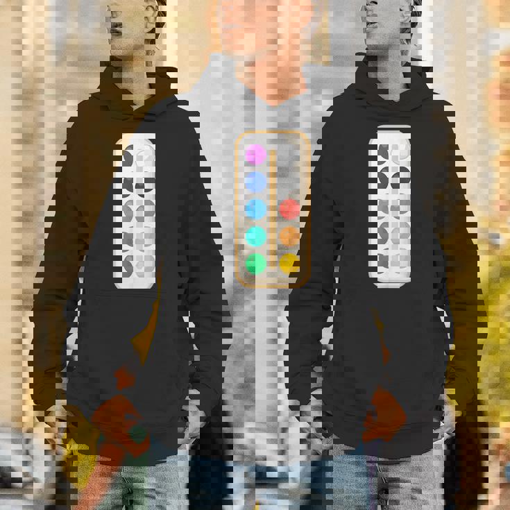 Paint Palette ArtSet Halloween Costume For Teachers Students For Men Women Kids Men Hoodie, funny gift