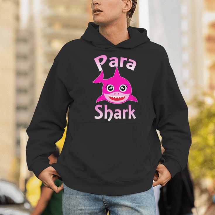 Para Shark Paraprofessional Female Teacher Men Hoodie, funny gift Para Shark Paraprofessional Female Teacher Men Hoodie, funny gift