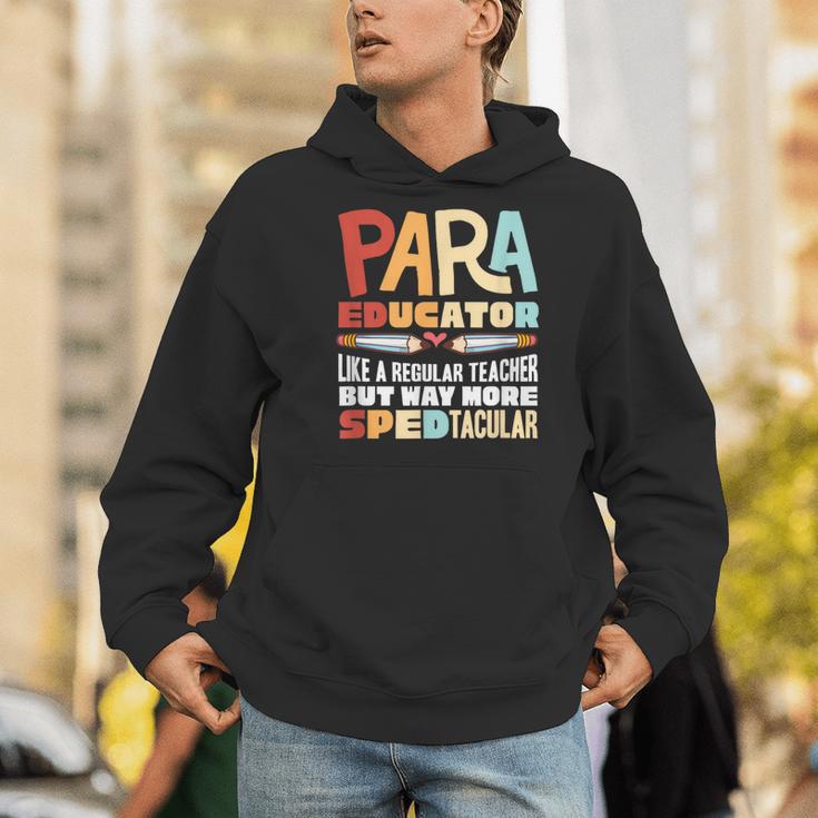 Paraeducator Paraprofessional SPED Teacher Men Hoodie, funny gift