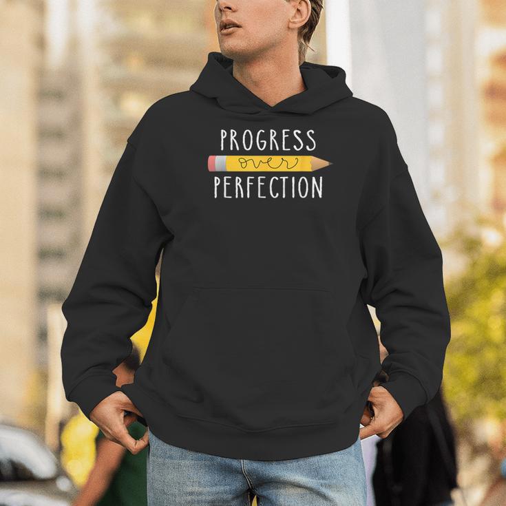 Progress Over Perfection Motivational Teacher Tee Men Hoodie, funny gift Progress Over Perfection Motivational Teacher Tee Men Hoodie, funny gift