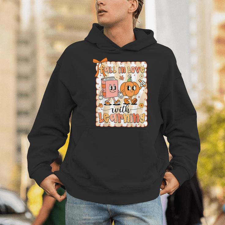 Pumpkin Teacher Preppy Fall In Love With Learning Autumn Men Hoodie, funny gift Pumpkin Teacher Preppy Fall In Love With Learning Autumn Men Hoodie, funny gift