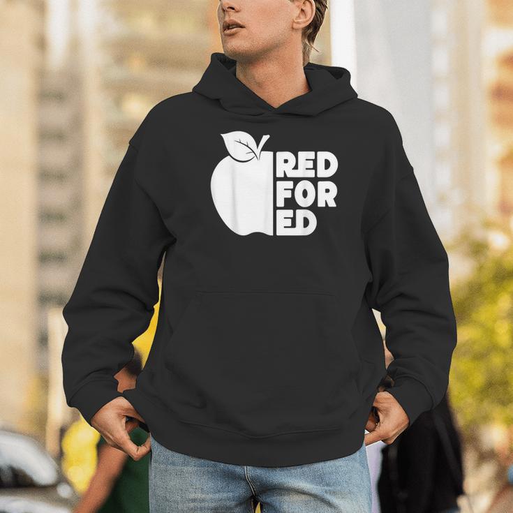 Red For Ed Teacher Support Public Education For Men Women Kids Men Hoodie, funny gift Red For Ed Teacher Support Public Education For Men Women Kids Men Hoodie, funny gift